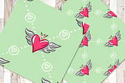 Set: seamless pattern with hearts, a Pattern Graphic by Melniklenart (Thumbnail 7 of 10)