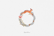 forest animals WREATHS, an Animal Illustration by DigitalDream (Thumbnail 2 of 6)