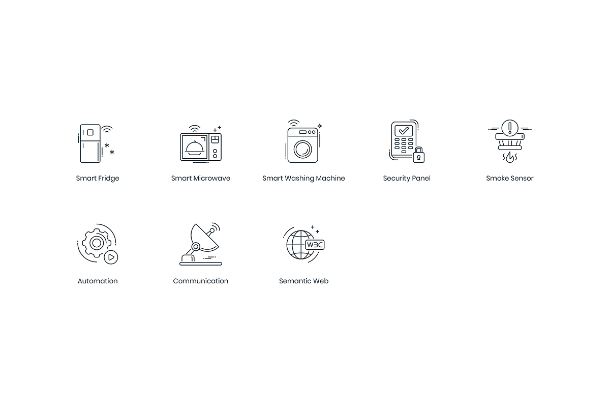 88 Smart Technology Line Icons, an Outline Icon by Flat Icons (Photo 6 of 6)