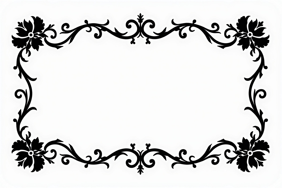 Decorative Frame Vector Bundle, an Illustration by yasushie (Photo 8 of 9)