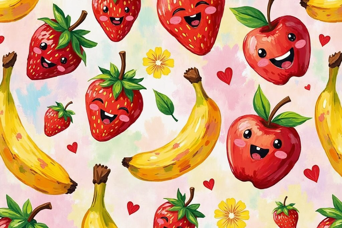 Tropical, Summer Fruit Oil Painting, a Food Illustration by PLUM&FIGS (Photo 11 of 22)