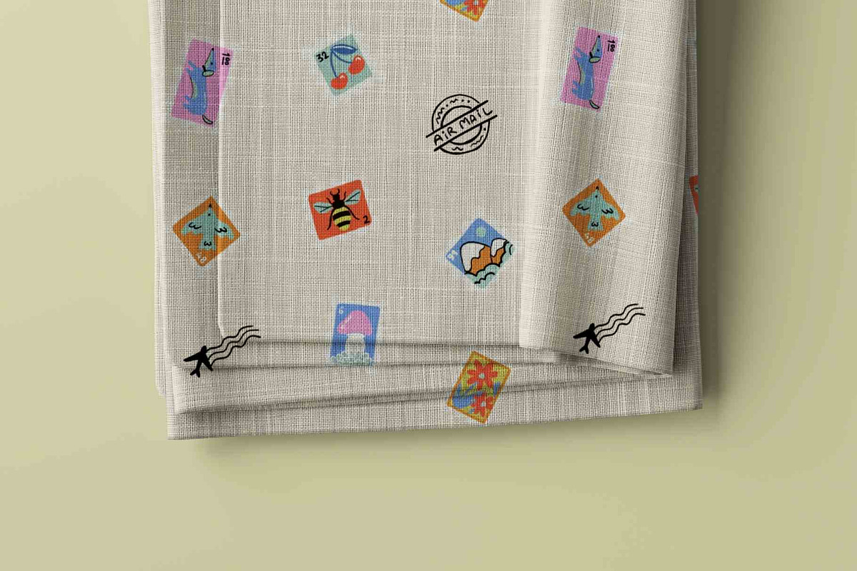 Travel Stamps Seamless Pattern, a Pattern Graphic by Marketello Studio (Photo 4 of 8)