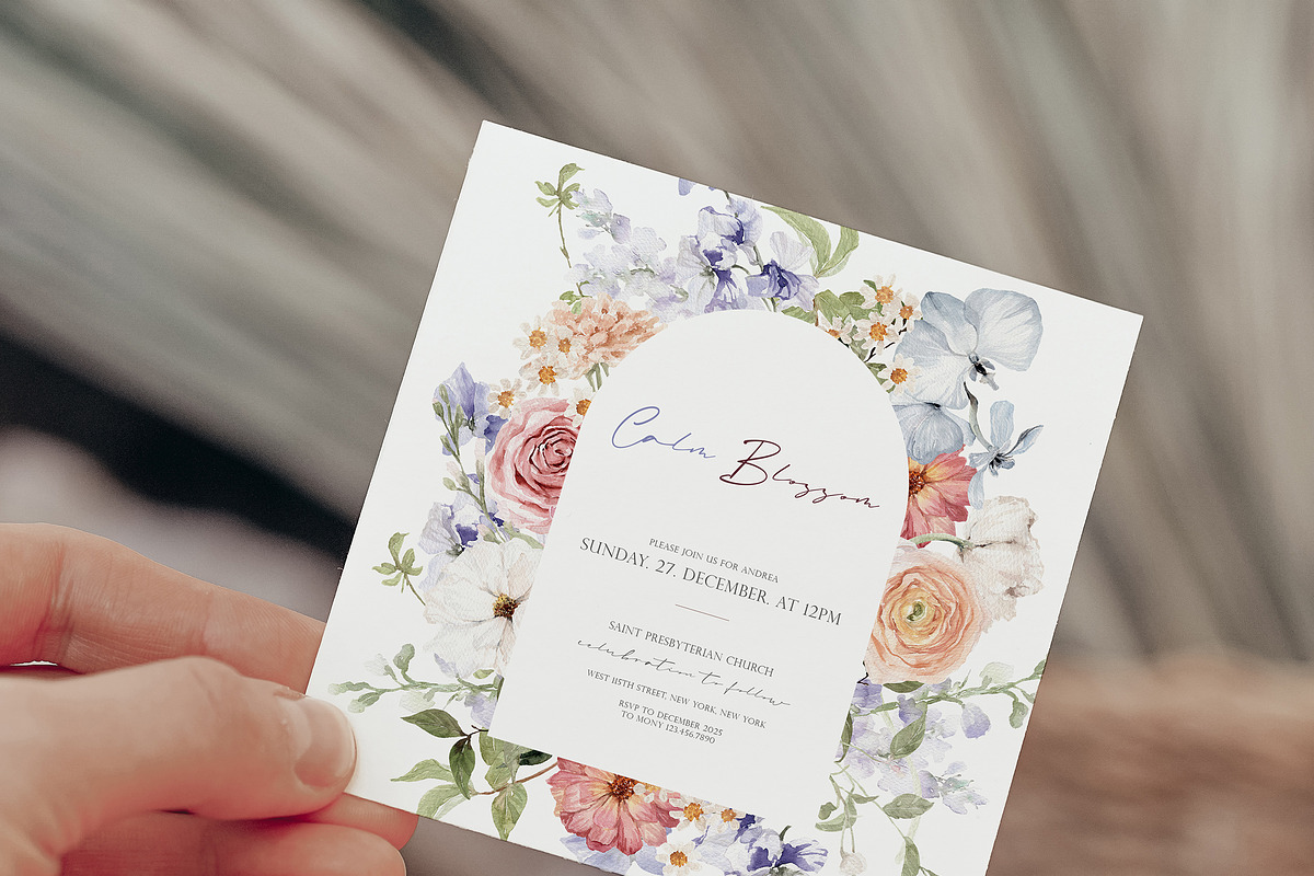 Watercolor Flower - Calm Blossom, a Decorative Illustration by Beigetime (Photo 3 of 16)
