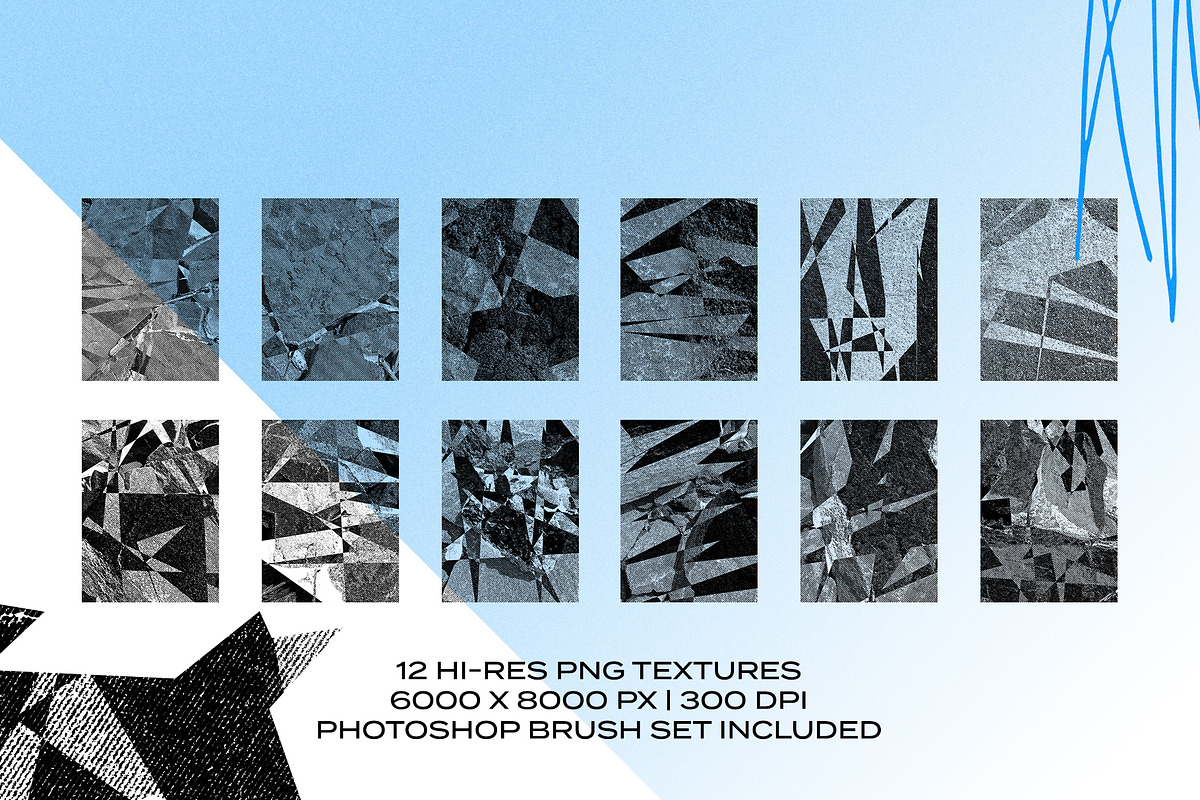 Edge Texture Collection, a Texture Graphic by The Fake PNG (Photo 2 of 7)