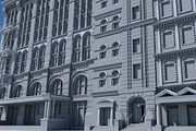 Commercial Building Facade 20, an Architecture 3D Model by Giimann (Thumbnail 12 of 13)