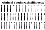 Minimal Toothbrush Silhouette, a Graphic by hafijul (Thumbnail 1 of 14)