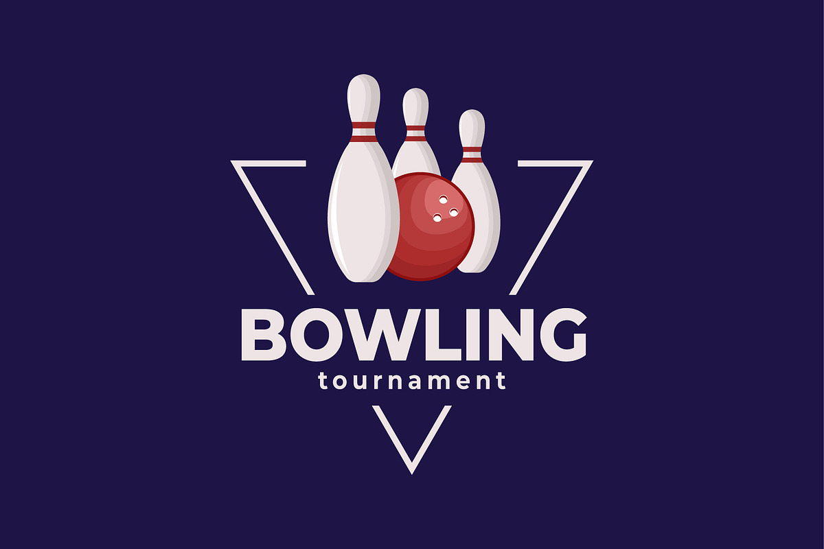 bowling logotype template design, a Branding & Logo Template by Pyruos ID (Photo 1 of 2)