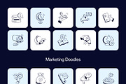 850 Business and Tech Doodle Icons, an Outline Icon by Vectors Market (Thumbnail 12 of 19)