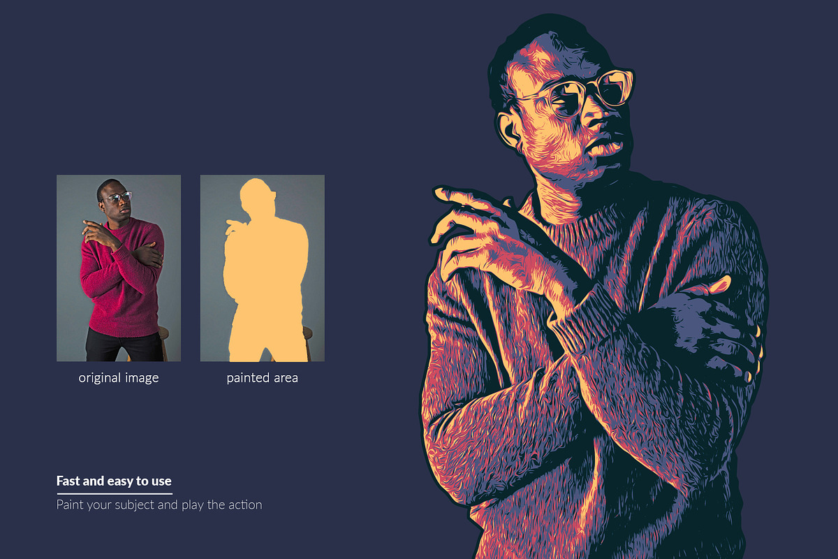 Vector Photoshop Action, an Action Add-On by Mint Actions (Photo 2 of 10)
