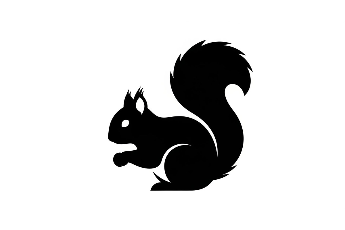 Squirrel Silhouette Vector Bundle, an Illustration by yasushie (Photo 19 of 48)