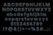 Vector alphabet of simple 3d letters, an Object Graphic by popskraft (Thumbnail 3 of 8)