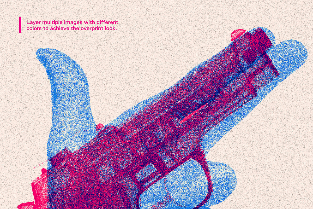 Risoprint - Risograph Grain Effect, a Texture Graphic by Studio 2am (Photo 6 of 6)