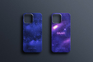 Seamless Galaxy Colorful Backgrounds