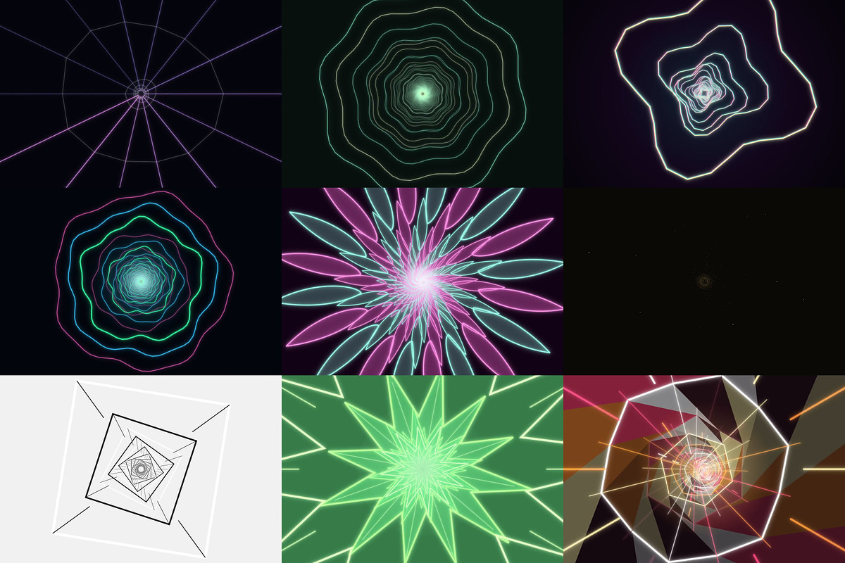 Tunnel Vjloops for Video Cutter, a Wallpaper Graphic by cheapmotiongraphics (Photo 2 of 7)
