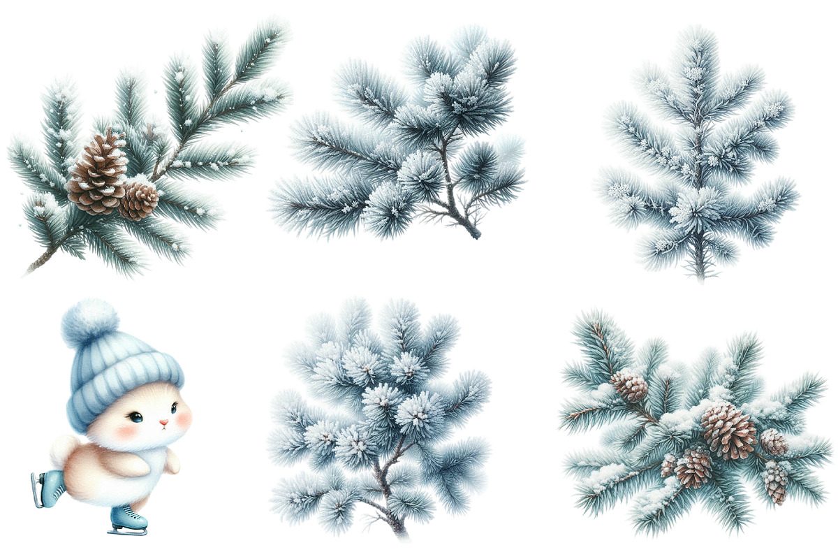 Winter Sports Clipart, an Illustration by Designworld (Photo 3 of 4)