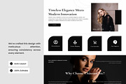 ChateauChic - Fashion Landing Page, a Landing Page Template by productype1 (Thumbnail 2 of 5)
