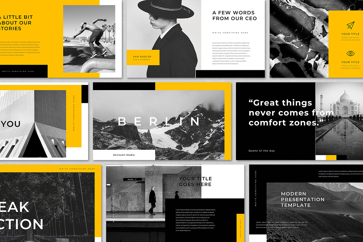 Berlin - Google Slides Template, a Presentation Template by Bervisual (Photo 1 of 8)