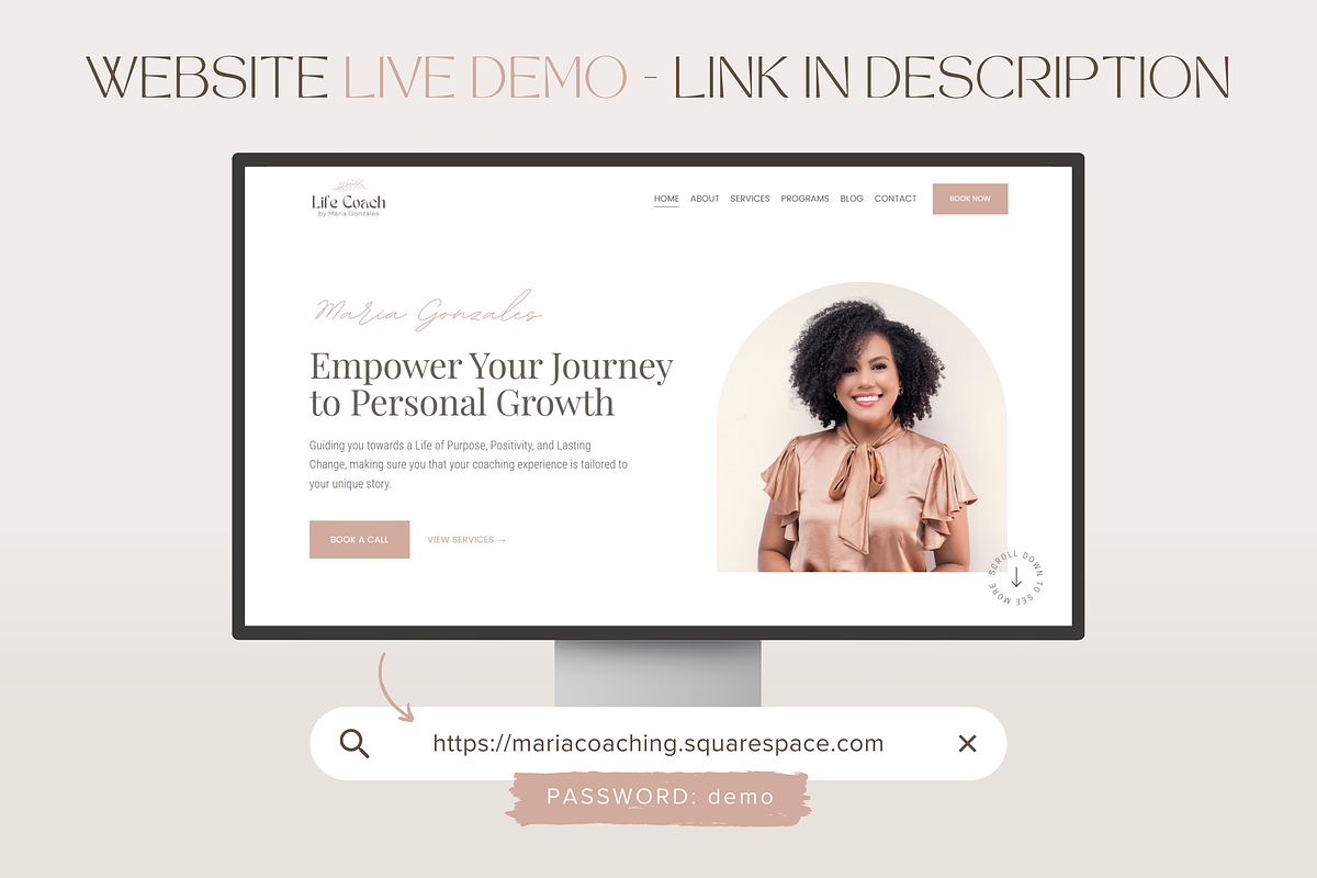 Coaching Squarespace Template, a Squarespace Template by vectorocean (Photo 4 of 11)