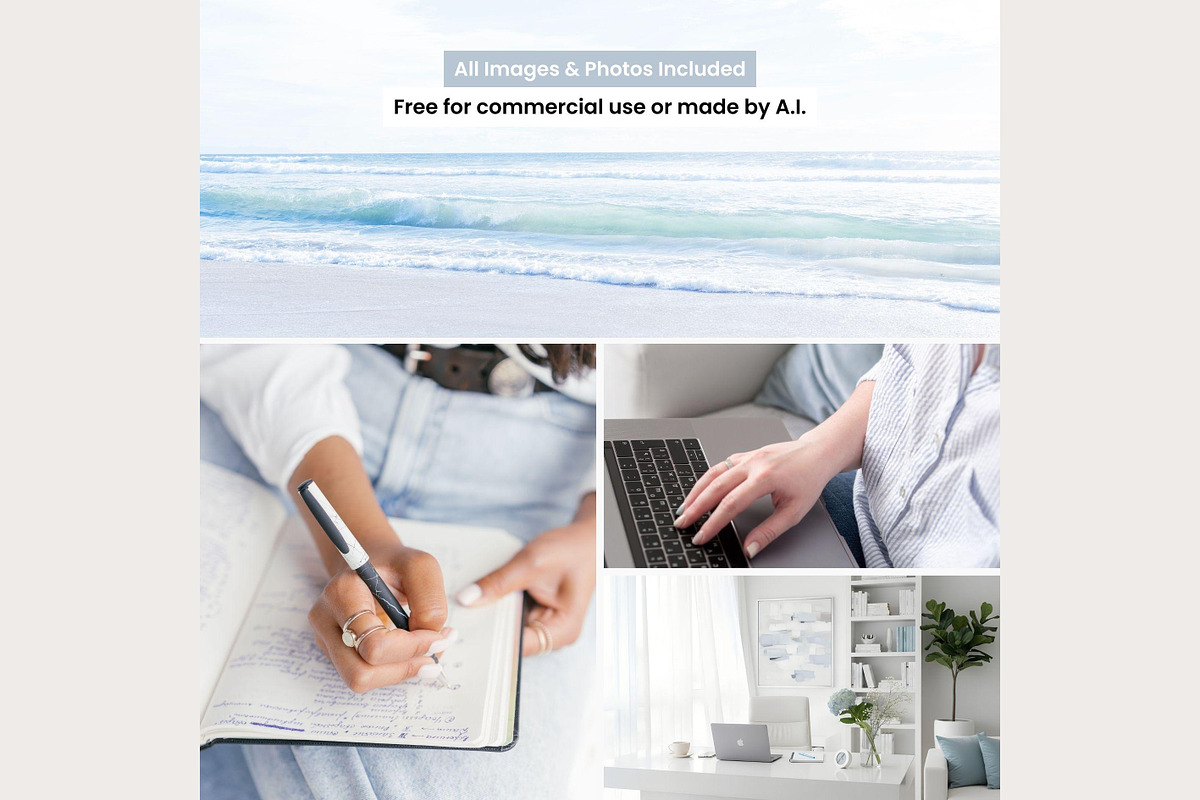 Systeme.io Salt & Sky Funnel, a Landing Page Template by Hayley's Digital Hub (Photo 6 of 10)
