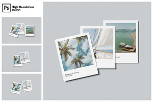 Polaroid Photo Mockup