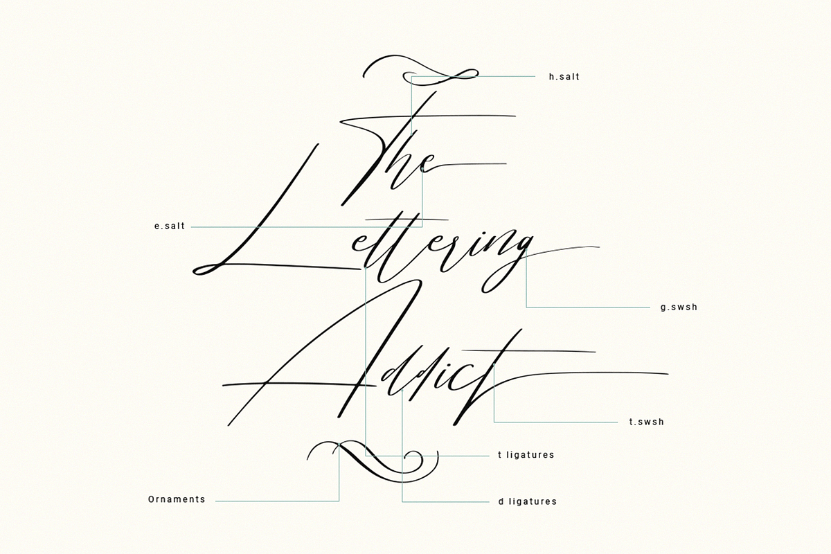 Bisqootte | Modern Calligraphy Font, a Script Font by Ardana Creative (Photo 2 of 14)