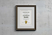 Letter Certificate Partout Mockup, an Advertising Mockup by Se٧enStudio (Thumbnail 7 of 9)