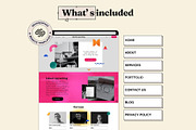 Squarespace website template, a Squarespace Template by Ciel Lumiere (Thumbnail 5 of 11)