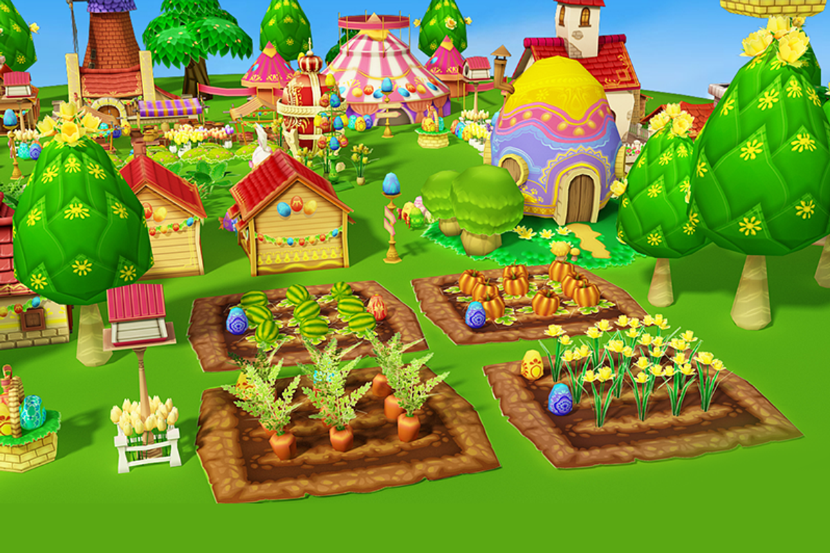 Cartoon Easter Village, an Environmental 3D Model by Souchenki (Photo 9 of 31)