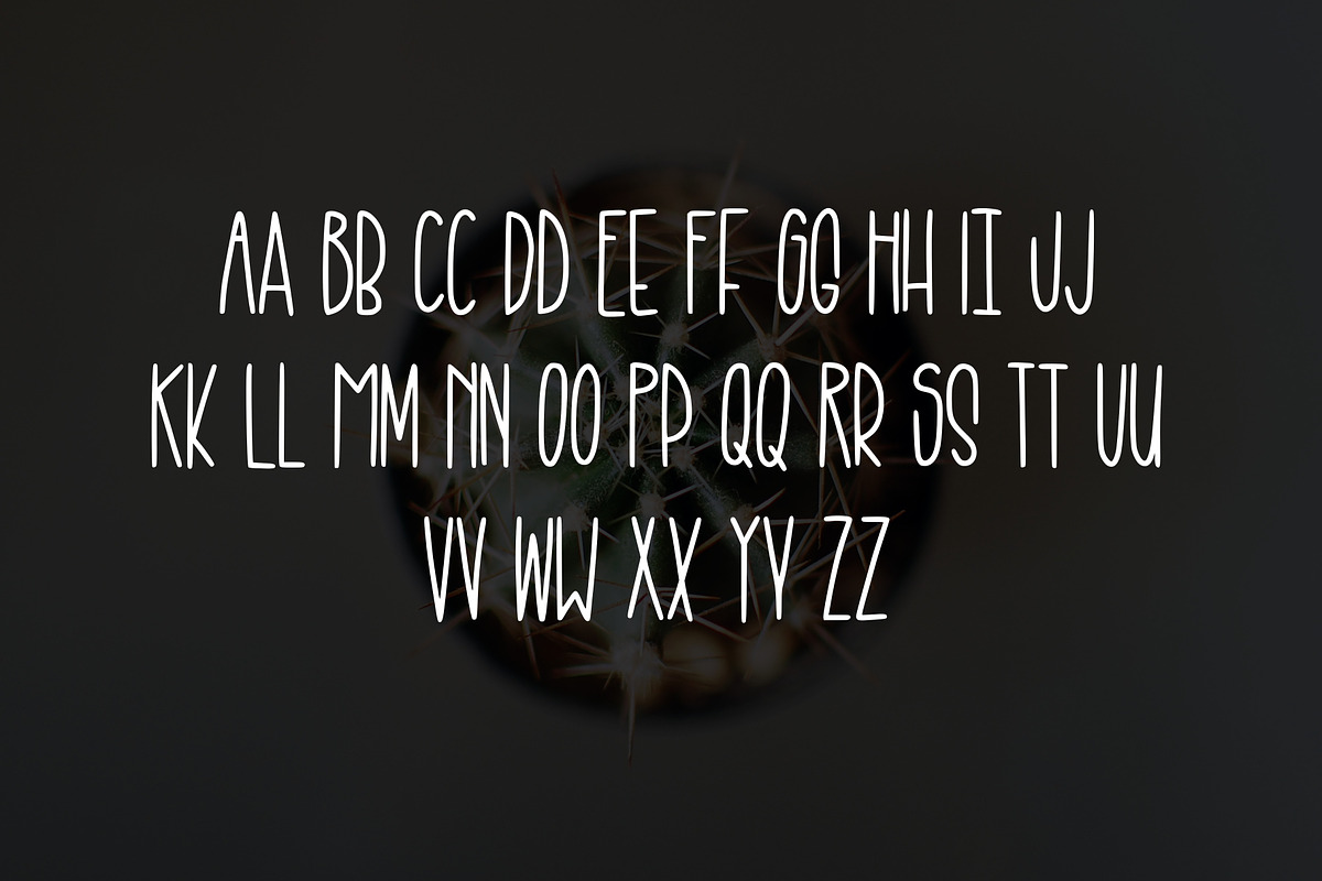 Thorny, a Font by Kitaleigh (Photo 2 of 4)