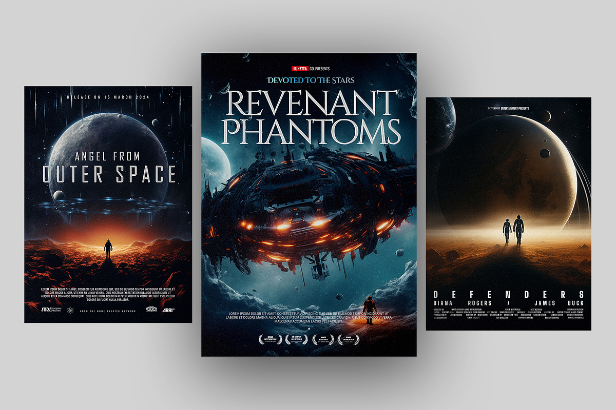 Science Fiction Movie Posters, a Templates & Theme by Pixflow (Photo 7 of 7)