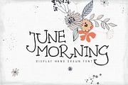 June Morning, a Font by Webvilla Studio (Thumbnail 1 of 5)