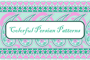 Colorful Paisley patterns