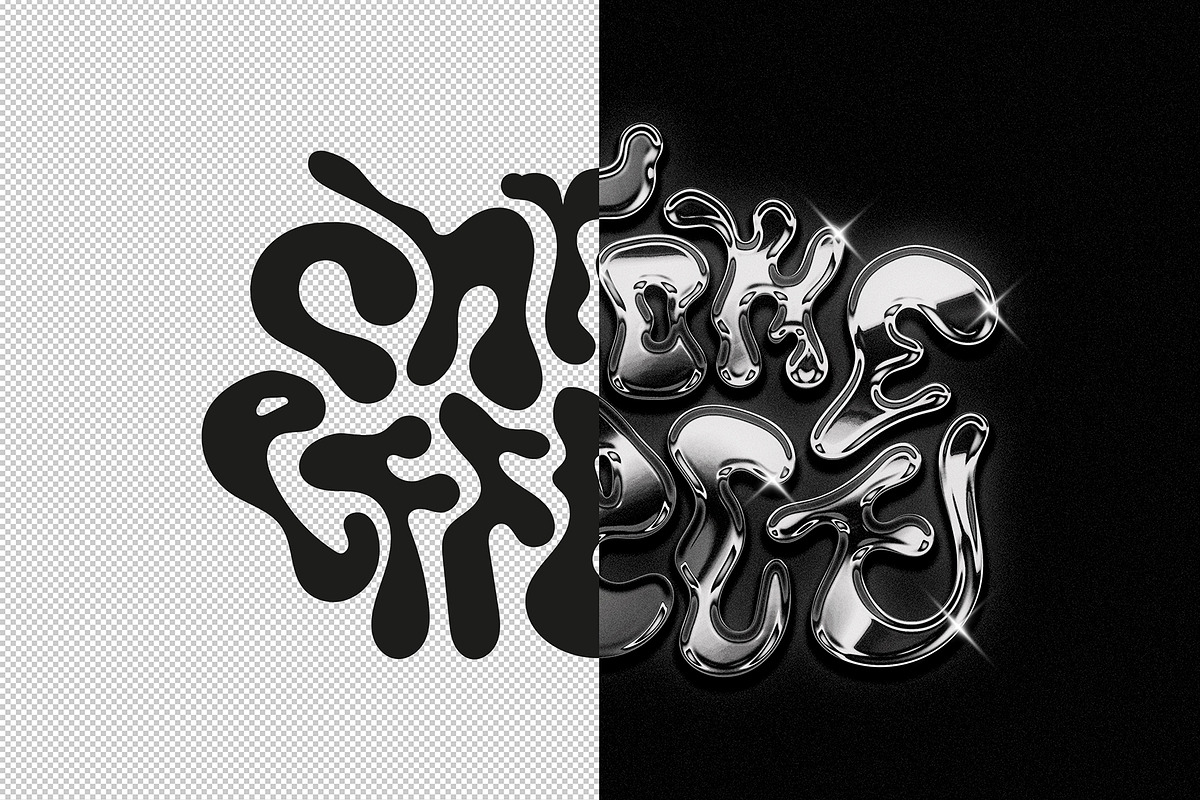 CHROME Effect Photoshop, a Layer Style Add-On by Vermeulen Design Studio (Photo 2 of 4)