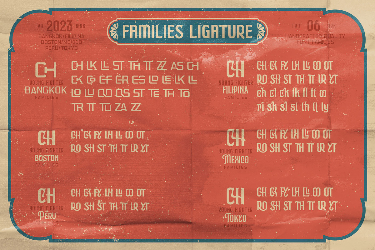 Young Fighter Vintage Display, a Serif Font by alit design (Photo 15 of 21)