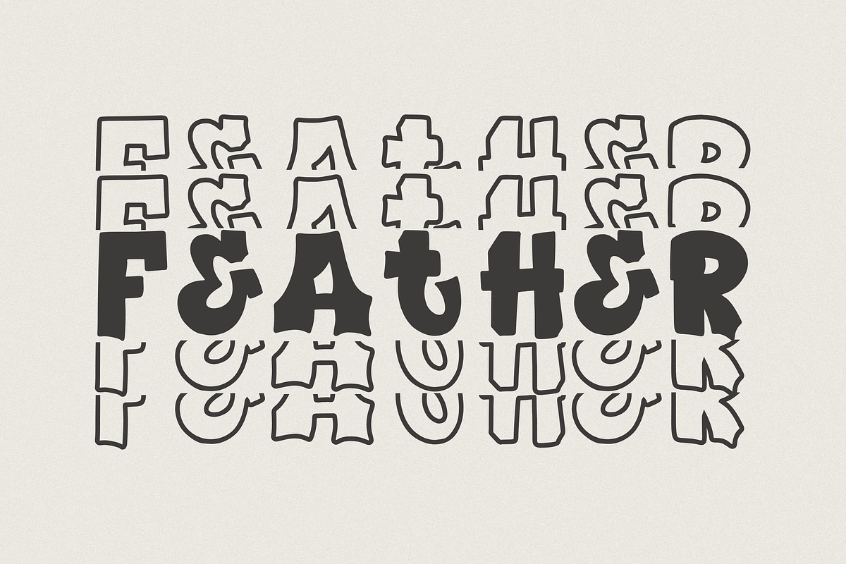 Plump Stacked, a Serif Font by Dm Studio (Photo 3 of 10)
