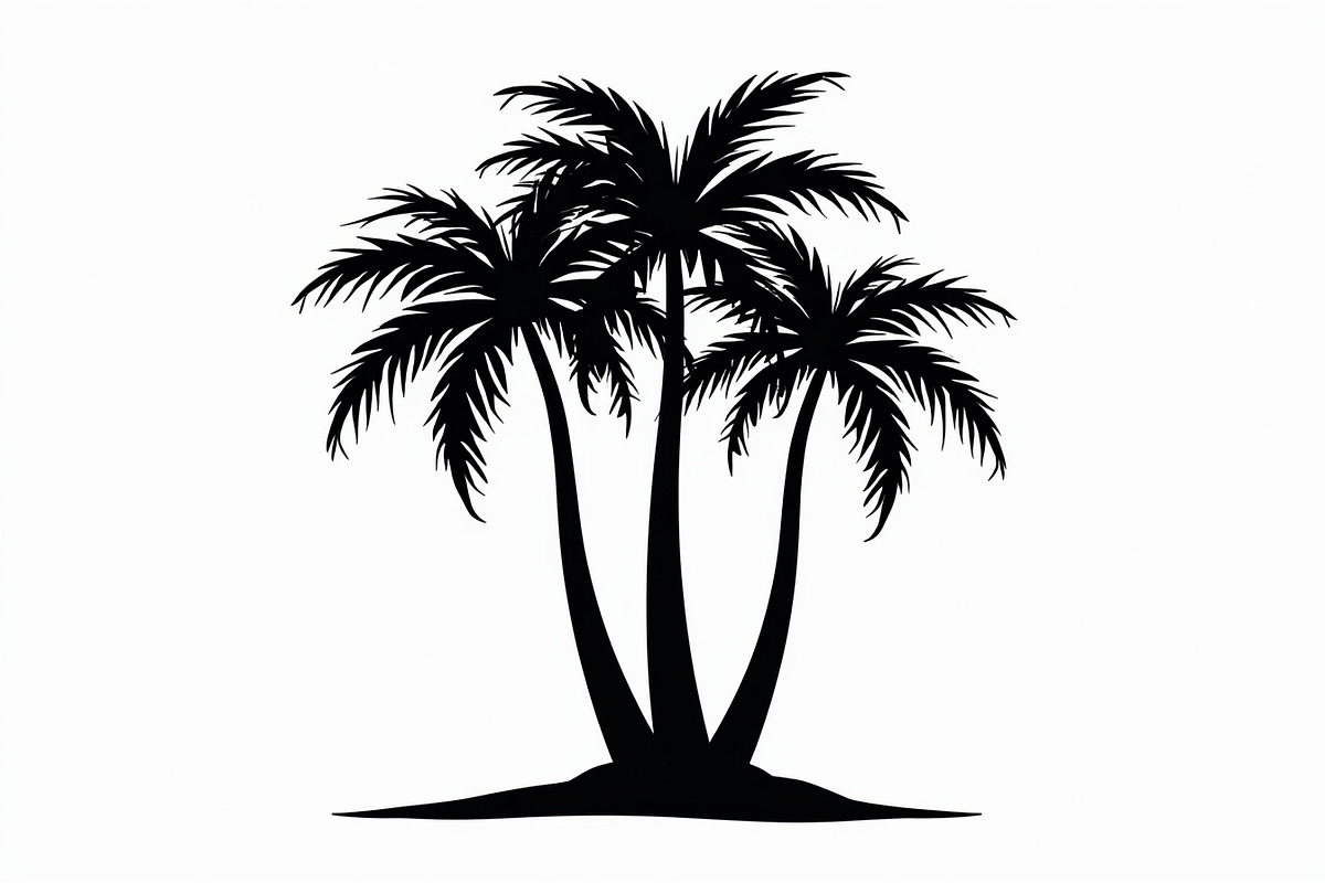 Tropical Palm Tree Bundle, an Illustration by Designs_River (Photo 5 of 9)