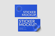 Sticker Mockups, an Advertising Mockup by graphiccrew (Thumbnail 4 of 10)