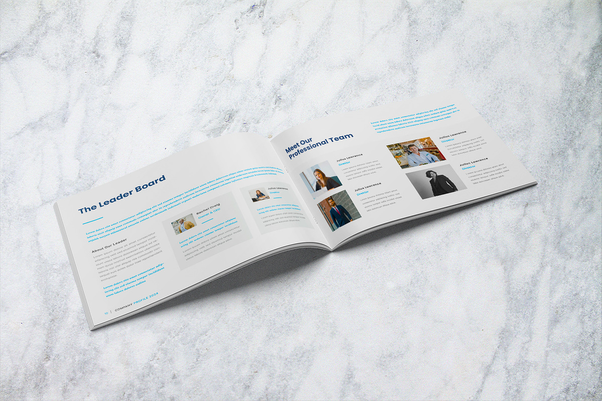 Company Profile Landscape Brochure, a Brochure Template by BumbleGraph Studio (Photo 6 of 12)