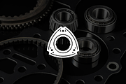 Rotary Wankel Engine Logo, a Branding & Logo Template by Luxury Logos (Thumbnail 2 of 4)