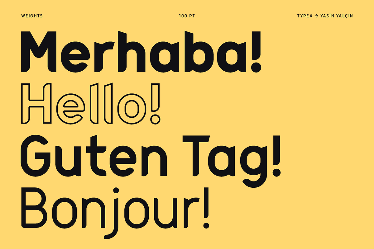Federasyon Type Family preview 2