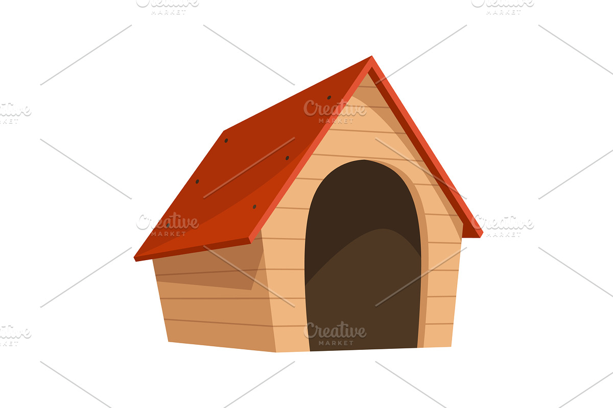 Dog accessory shop icon. Dog House, an Object Illustration by the8monkey