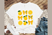 Coquette Lemon Png,Cute Lemon Floral, an Illustration by Sublimation Artist (Thumbnail 7 of 9)