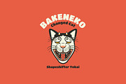 Bakeneko Logo Template, a Branding & Logo Template by Kreasi Malam (Thumbnail 1 of 4)