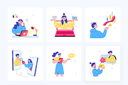 Animated Trading Mini Illustrations, a Person Illustration by Prosymbols (Thumbnail 5 of 11)