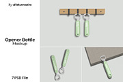 Opener Bottle Mockup, a Merchandise Mockup by ulfatunnazira (Thumbnail 1 of 8)