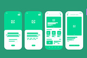 Mobile App Wireframe Layout, a Wireframe Template by ContestDesign (Thumbnail 2 of 3)