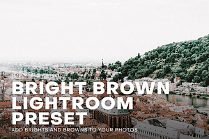 Bright And Brown Lightroom Preset