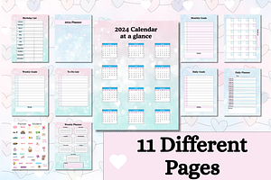 2024 Planner Journal Organizer