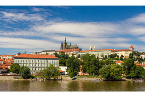 View of prague castle prazsky hrad with st vitus cathedral featuring prague, an Architecture Photo by Leonid Andronov