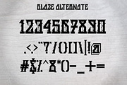 BLAZE, a Blackletter Font by EN86-21 (Thumbnail 5 of 8)